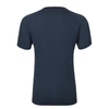 Baumwoll-Stretch-T-Shirt in Jeansblau