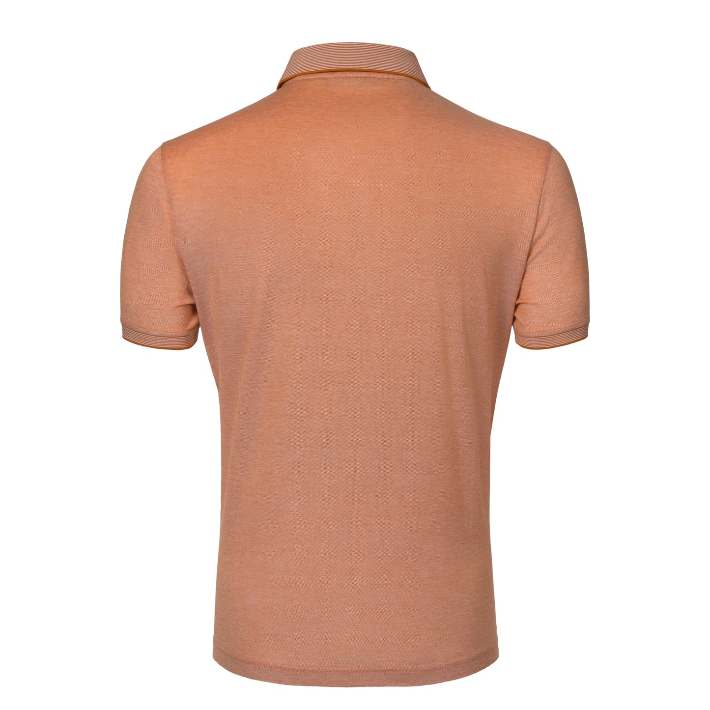 Slim-Fit Pique-Cotton Polo Shirt in Orange