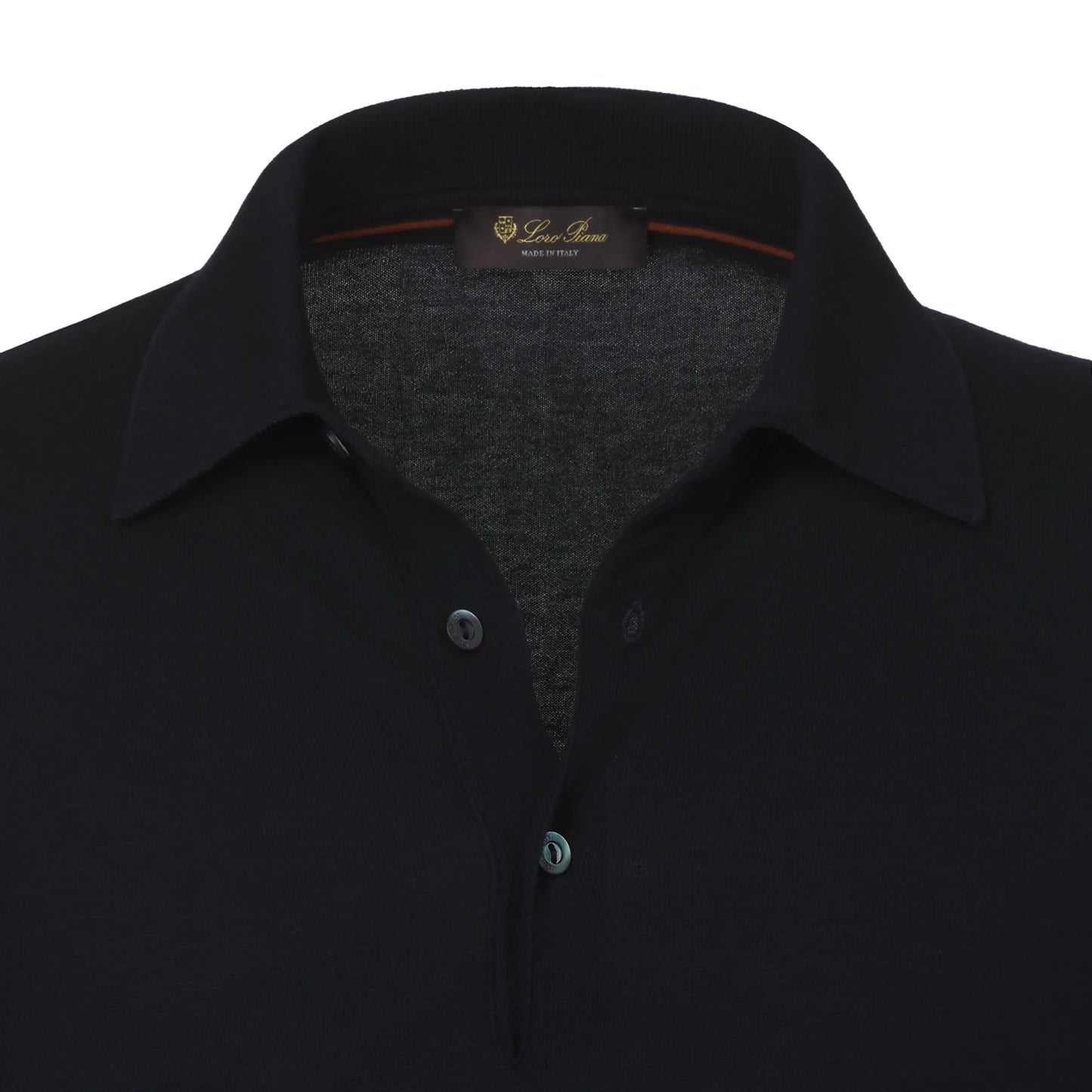 Classic Cotton Polo Shirt in Dark Blue