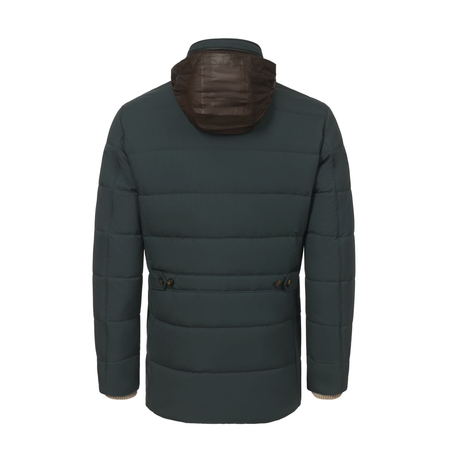Quilted Voyager Strom Jacket in Petrol Blue