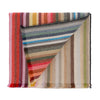 Fringed Multicolor Striped Cashmere Scarf