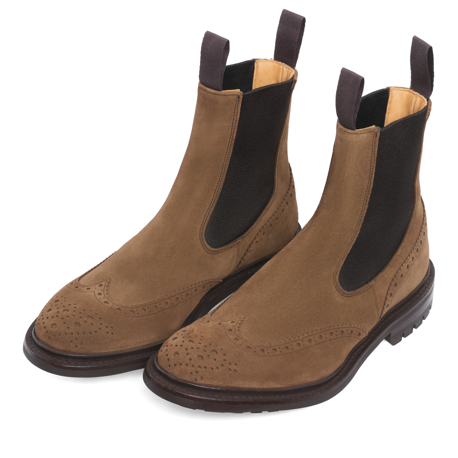 "Henry" Suede Slip-On Chelsea Boots