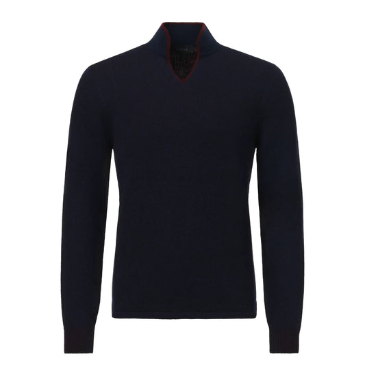 Ellen Sweater with Milano Waffle-Knit Collar