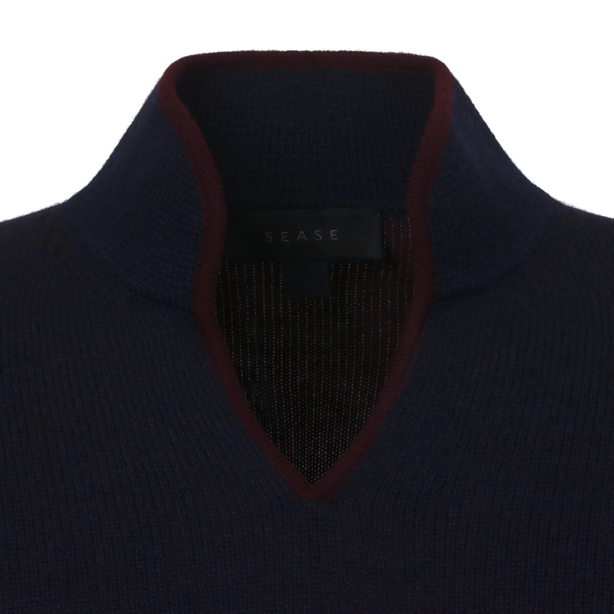 Ellen Sweater with Milano Waffle-Knit Collar