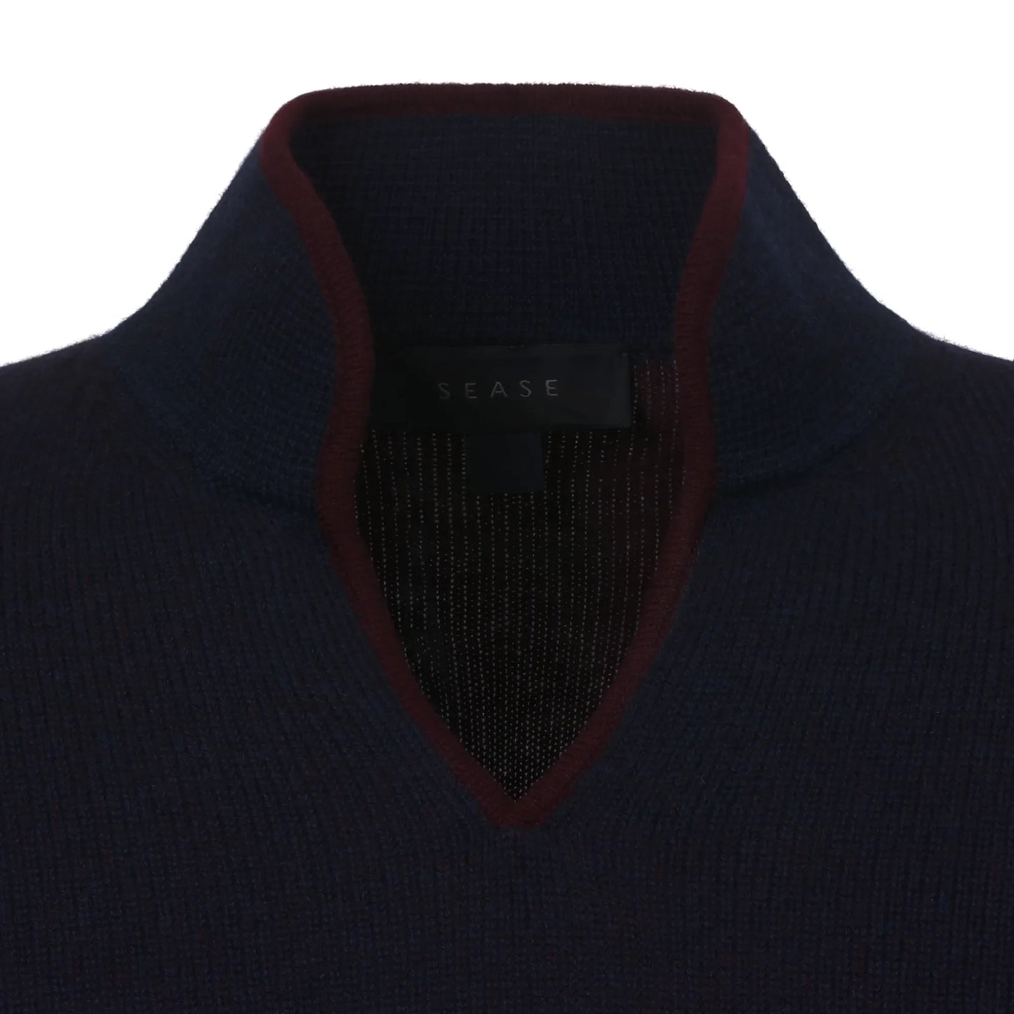 Ellen Sweater with Milano Waffle-Knit Collar