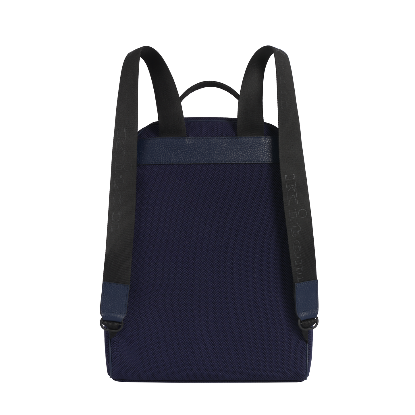 Kiton Logo-Embroidered Backpack in Navy Blue - SARTALE