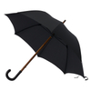 Regenschirm mit Ledergriff in Schwarz (4)