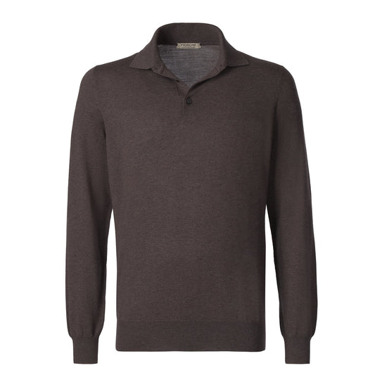 Fioroni Wool and Cashmere-Blend Long Sleeve Polo Shirt - SARTALE