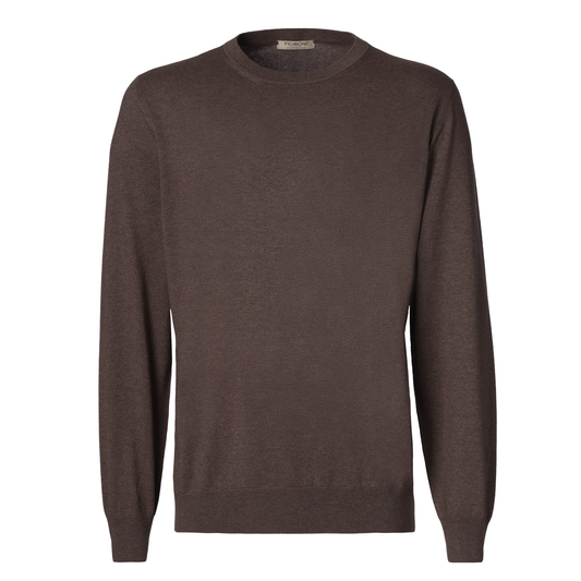 Cashmere and Silk-Blend Crew-Neck Sweater