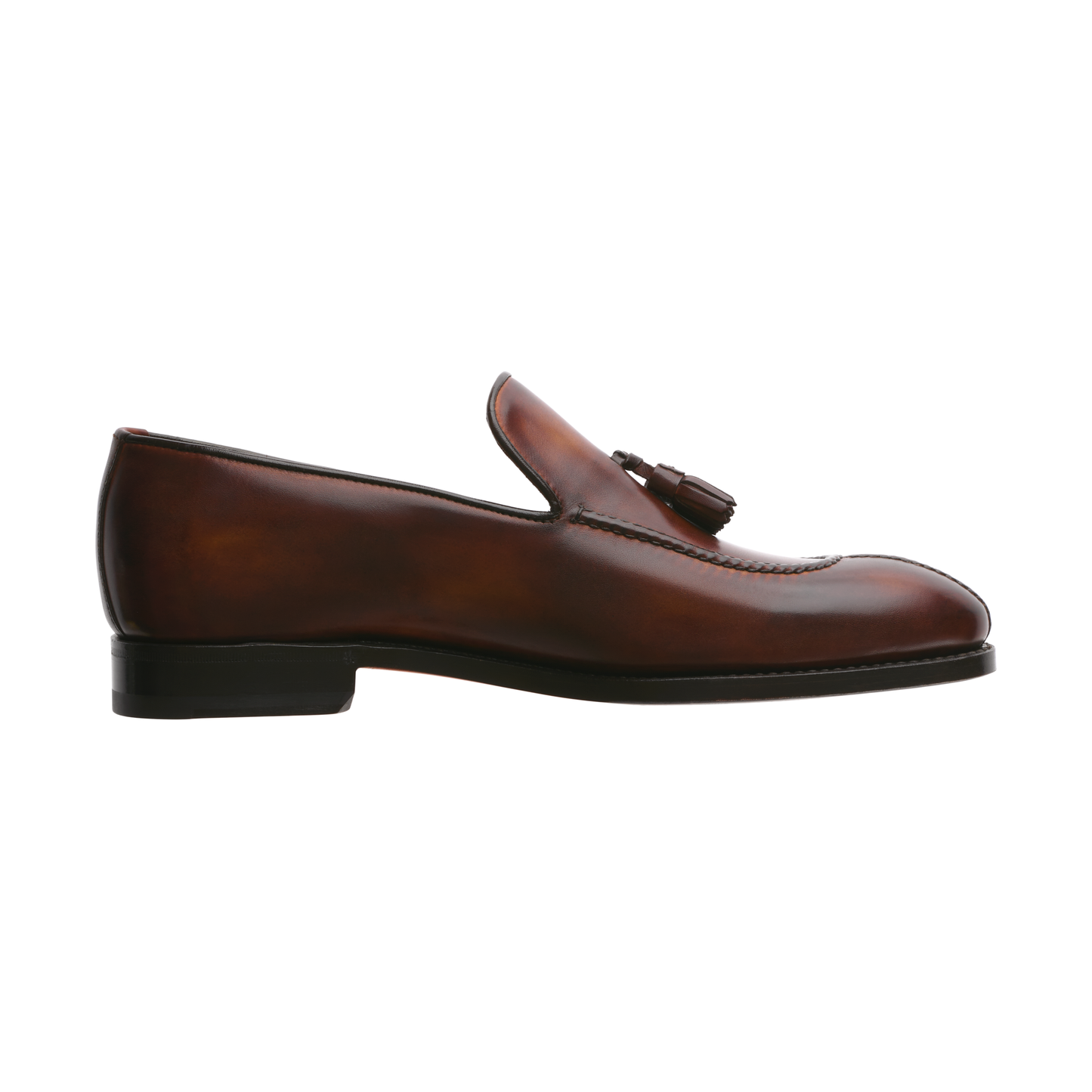 "Magnifico" Split Toe Loafer with Hand-Stitched Details