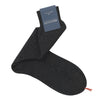 Bresciani Polka Dot Cotton Socks in Anthracite - SARTALE