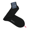 Bresciani Polka Dot Cotton Socks in Black - SARTALE