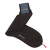 Bresciani Sea Island Cotton Socks in Dark Brown - SARTALE