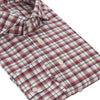 Checked Cotton Shirt in Red Multicolor