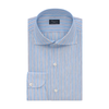 Striped Classic Napoli Shirt in Light Blue