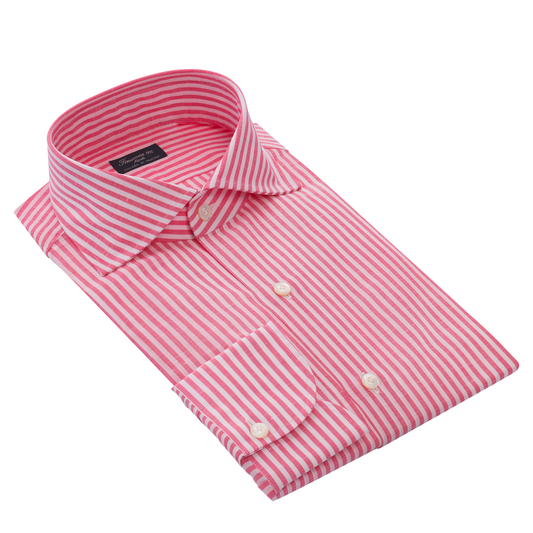Klassisches Napoli Shirt mit gestreiften Sticks in Pink