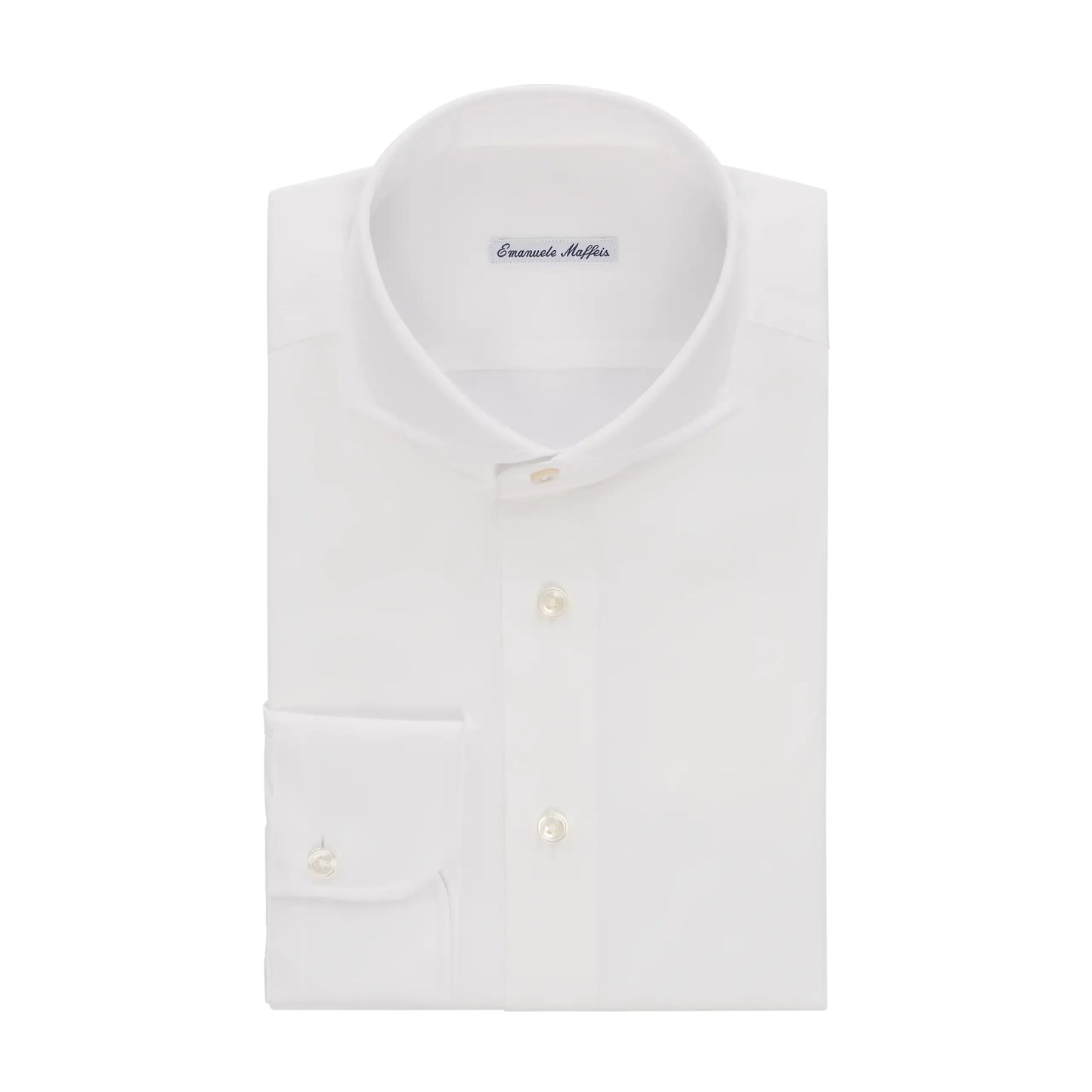 Plain Cotton Shirt in White