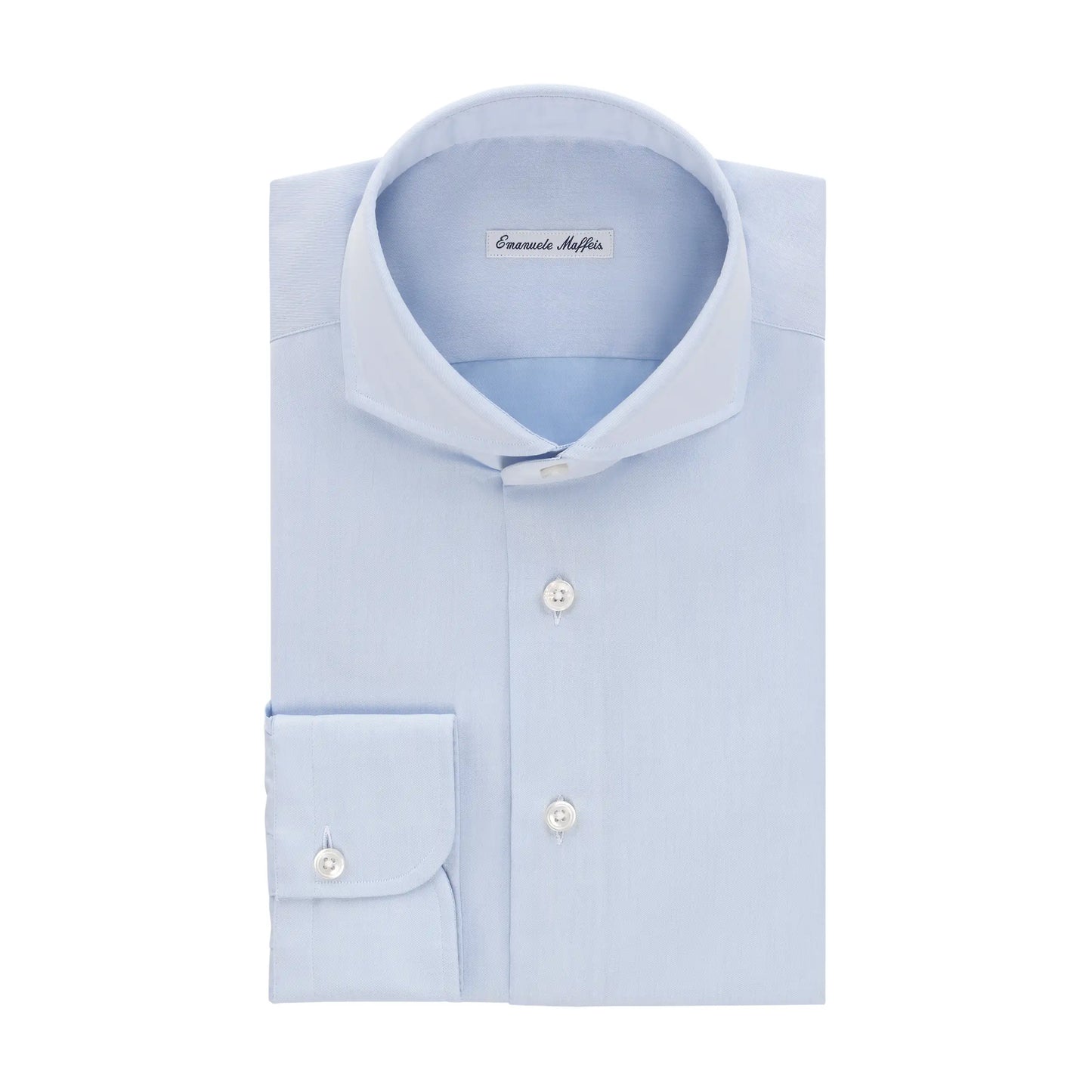 Plain Cotton Shirt in Blue