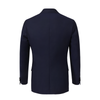 De Petrillo Single-Breasted Classic Virgin Wool Suit in Navy Blue. Exclusively Made for Sartale - SARTALE