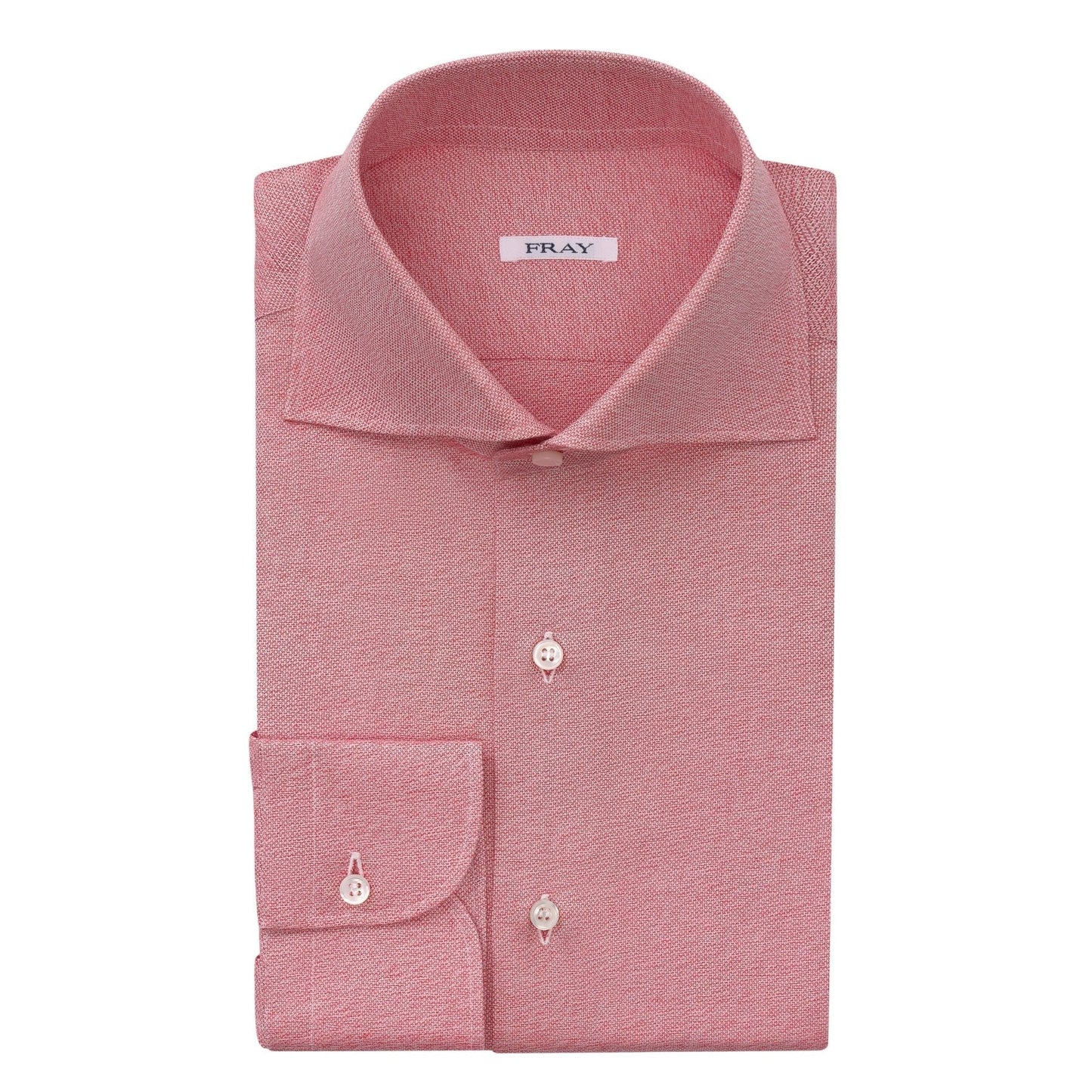 Fray Cotton Shirt in Pink - SARTALE