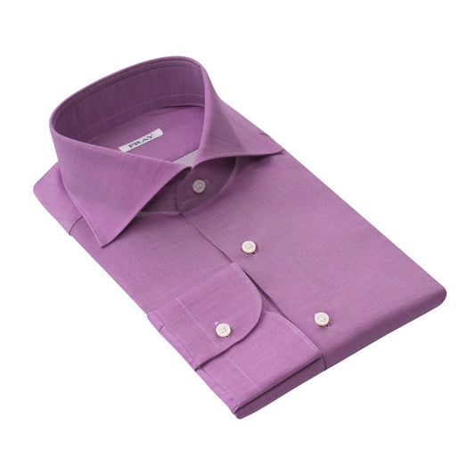 Fray Cotton Shirt in Lilac - SARTALE