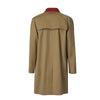 Sease Laminated Wool and Bio Nylon Trench Coat in Sand Brown - SARTALE
