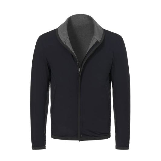 Jib Set Reversible Stretch Jacket in Navy Blue