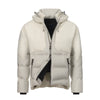 "Vampire" Insulated Cashmere and Wool Hooded Down Jacket