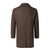 Luigi Borrelli Unstructured Virgin Wool and Silk-Blend Herringbone Coat - SARTALE