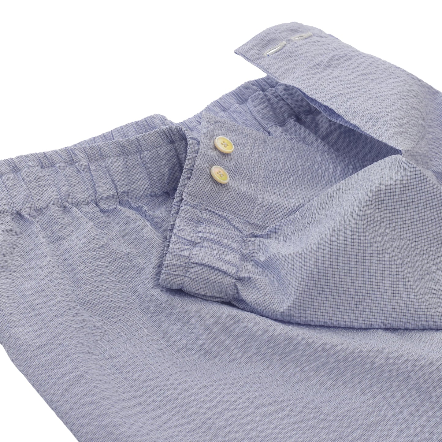 Pyjama aus Baumwollstoff in Hellblau