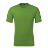 Rundhals-T-Shirt aus Baumwolle in Grün