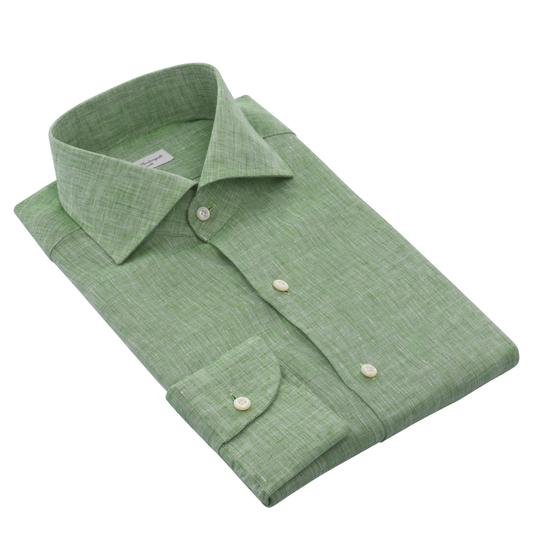 Linen Shirt in Light Green