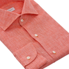 Linen Shirt in Pink Orange