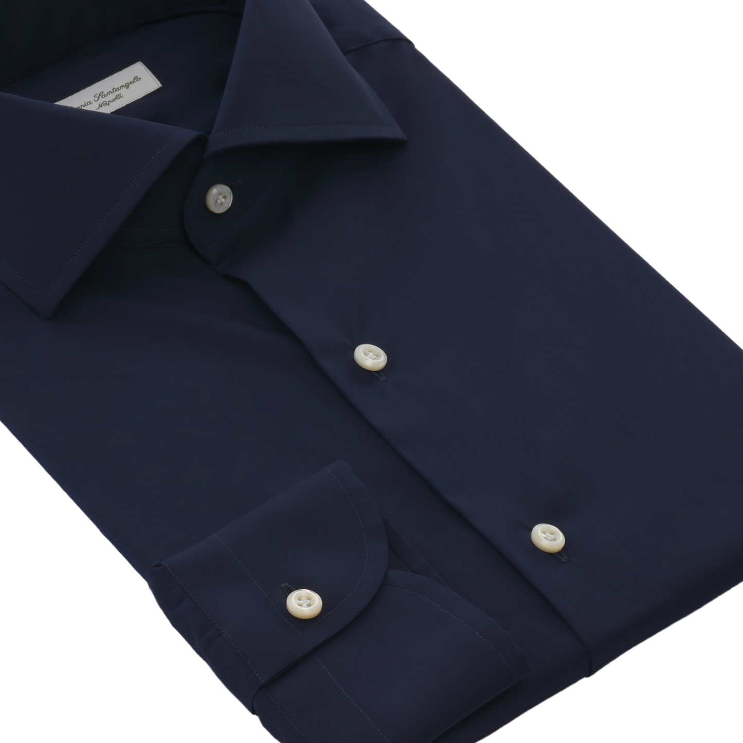 Hemd aus Baumwollmischung in Marineblau