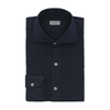 Linen Shirt in Solid Navy