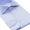 Classic Cotton Light Blue Shirt with Cutaway Collar