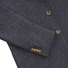 De Petrillo Single-Breasted Wool Jacket in Dark Blue. Exclusively Made for Sartale - SARTALE