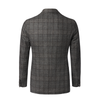 De Petrillo Single-Breasted Checked Wool Jacket in Grey. Exclusively Made for Sartale - SARTALE