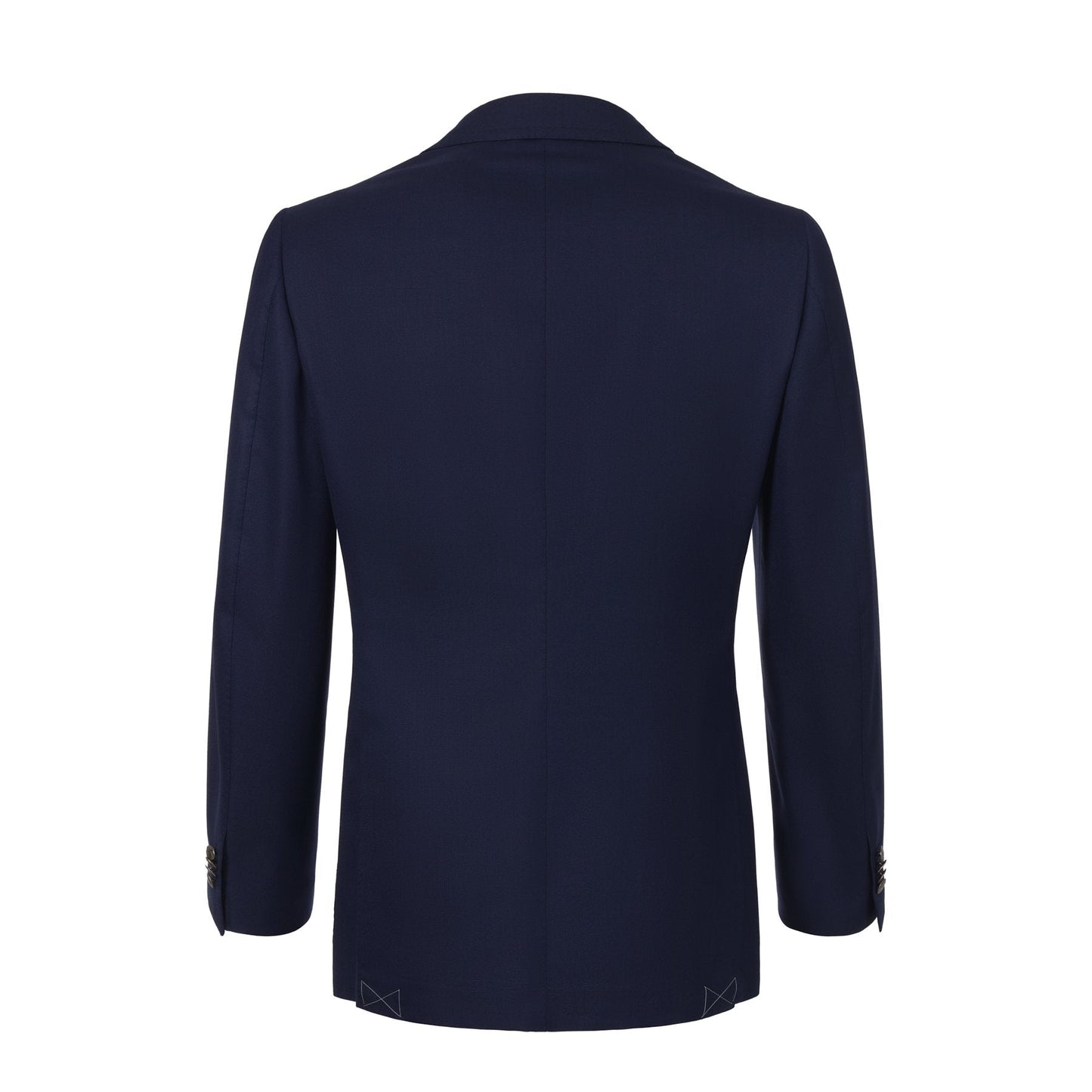 Single-Breasted Wool Club-Jacket in Dark Blue