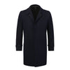 Cotton Trench Coat in Dark Blue Cesare Attolini - Sartale