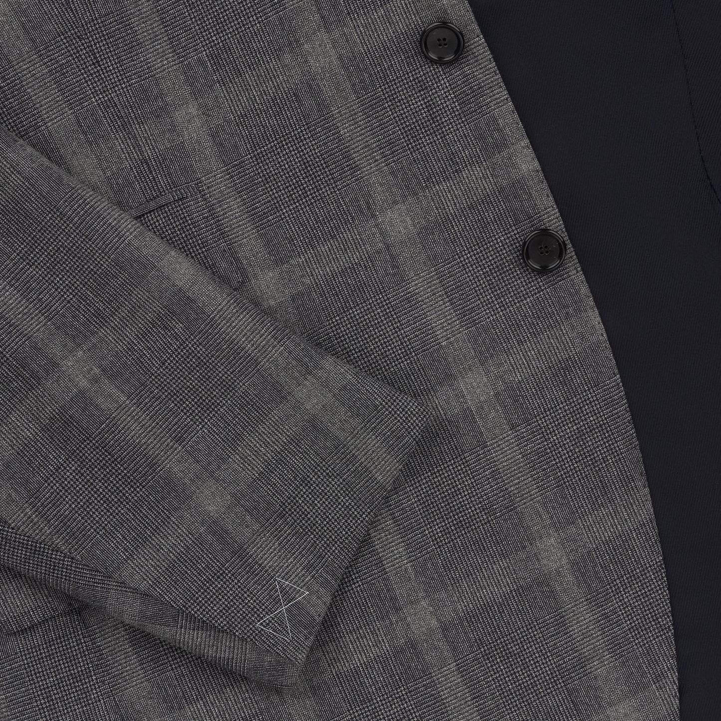 Single-Breasted Prince of Wales Checked Wool and Cashmere-Blend Suit in Grey