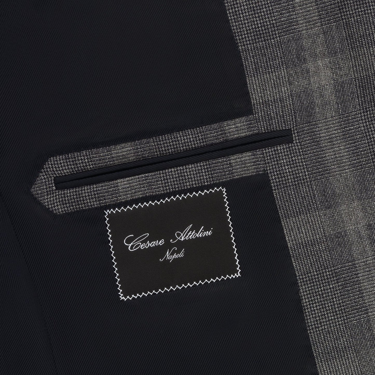 Single-Breasted Prince of Wales Checked Wool and Cashmere-Blend Suit in Grey