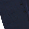 Einreihiger Anzug aus Woll-Kaschmir-Mischgewebe mit Glencheck-Muster in Dunkelblau
