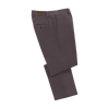 Slim-Fit Stretch-Cotton Trousers in Purple