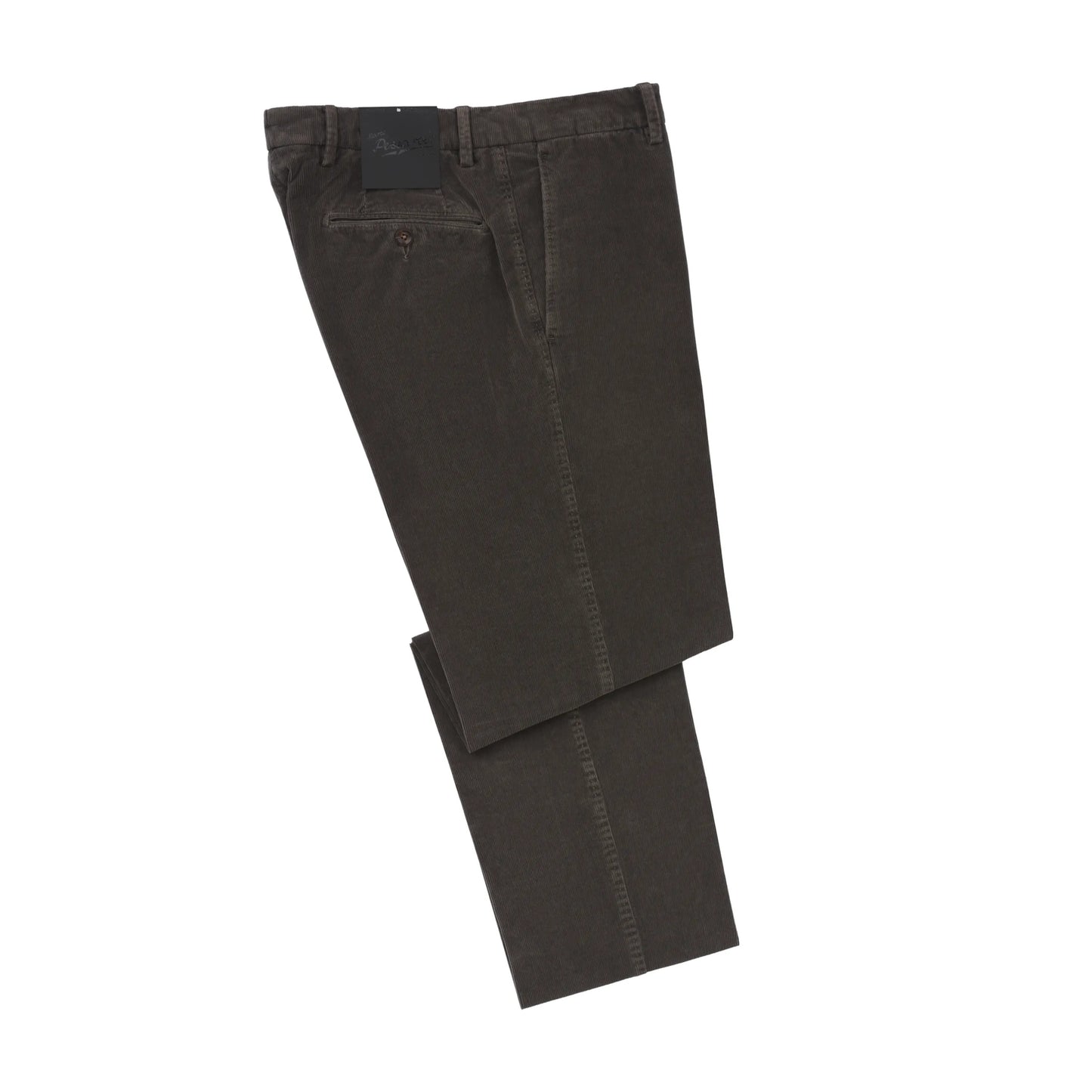 Slim-Fit Stretch-Cotton and Cashmere-Blend Velvet Trousers in Taupe