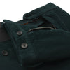 Slim-Fit Stretch-Cotton and Cashmere-Blend Velvet Trousers in Dark Green