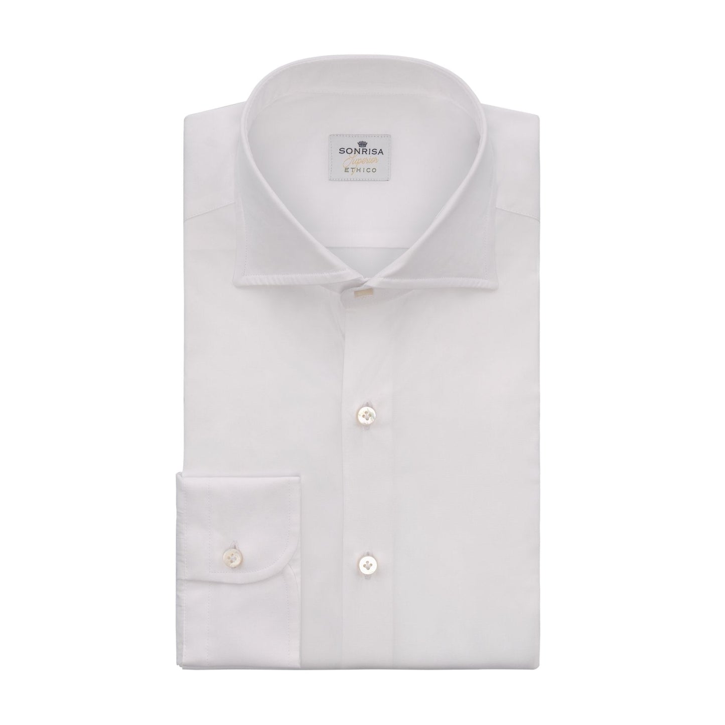 Sonrisa Classic Cotton Shirt in White - SARTALE