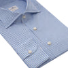 Sonrisa Classic Bengal-Stripe Cotton Shirt in Light Blue - SARTALE