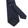 Jacquard Textured Silk Blue Tie