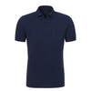 T-Shirt Crew Cotton Jersey Polo T-Shirt in Navy Blue
